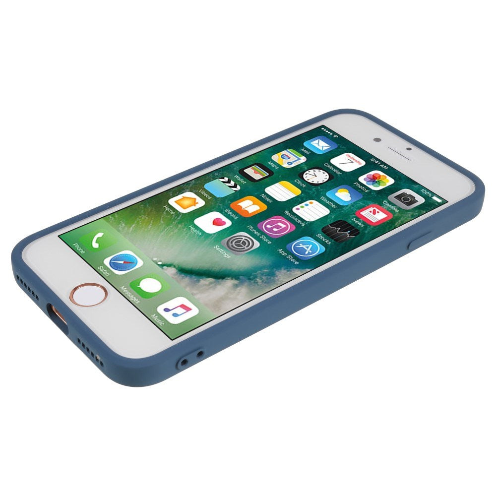 EIDERWOOD iPhone SE (2022 / 2020) / 8 / 7 Fôret Fleksibelt Plast Deksel - Blå