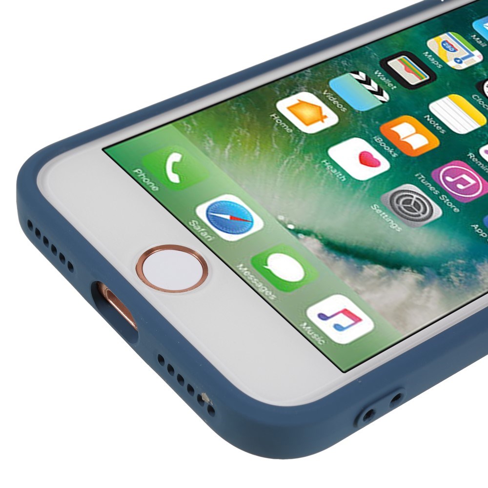 EIDERWOOD iPhone SE (2022 / 2020) / 8 / 7 Fôret Fleksibelt Plast Deksel - Blå