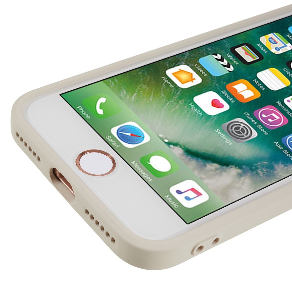 EIDERWOOD iPhone SE (2022 / 2020) / 8 / 7 Fôret Fleksibelt Plast Deksel - Hvit