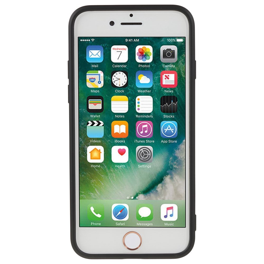 EIDERWOOD iPhone SE (2022 / 2020) / 8 / 7 Fôret Fleksibelt Plast Deksel - Svart