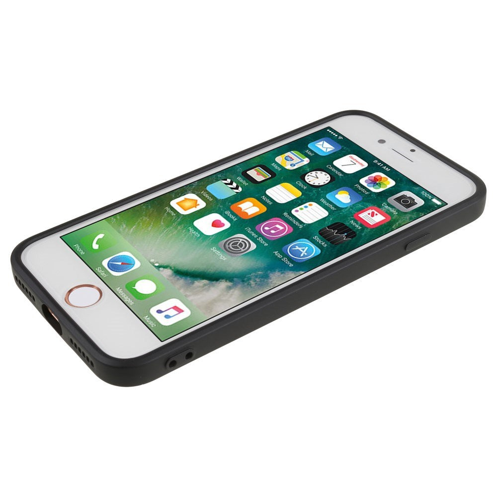 EIDERWOOD iPhone SE (2022 / 2020) / 8 / 7 Fôret Fleksibelt Plast Deksel - Svart