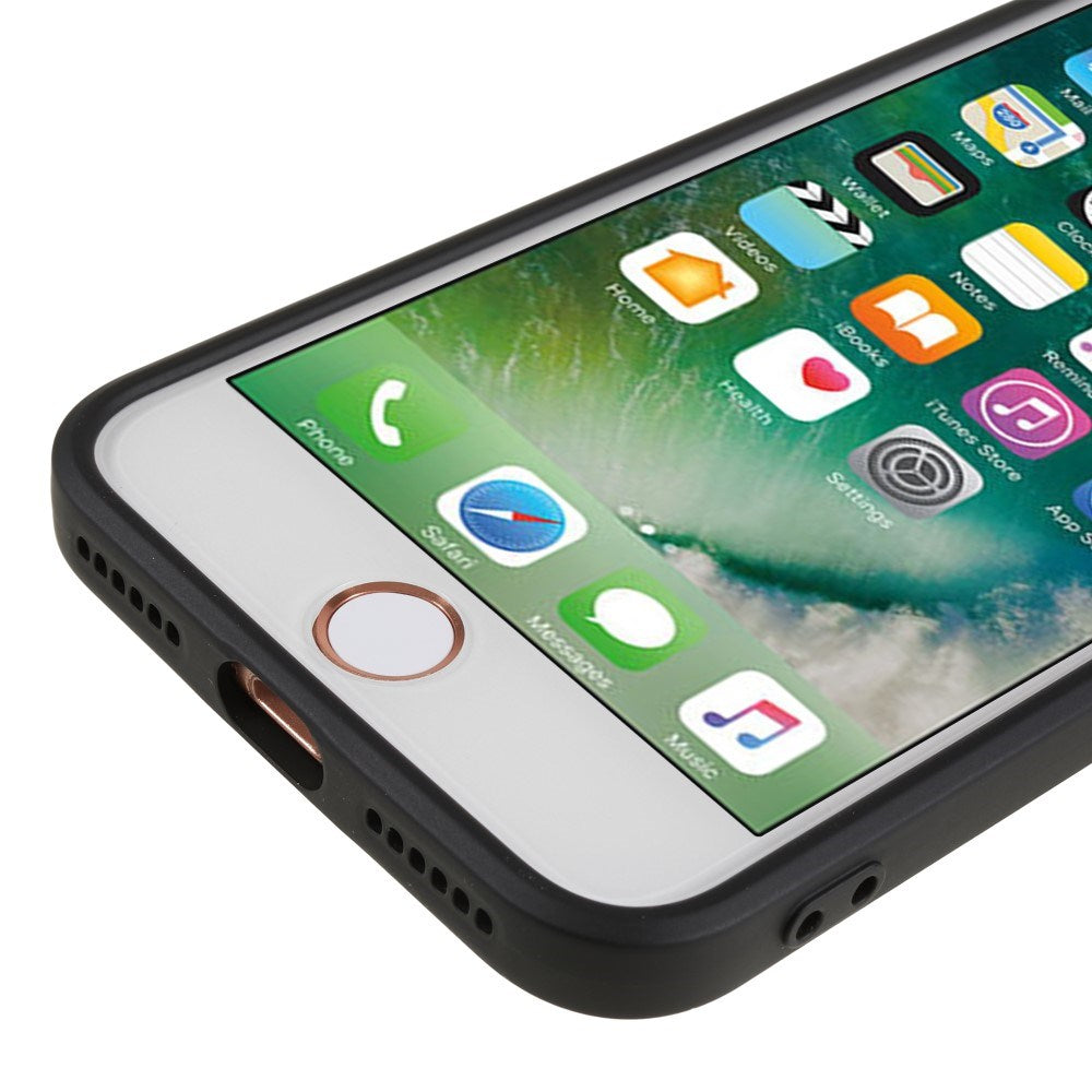 EIDERWOOD iPhone SE (2022 / 2020) / 8 / 7 Fôret Fleksibelt Plast Deksel - Svart