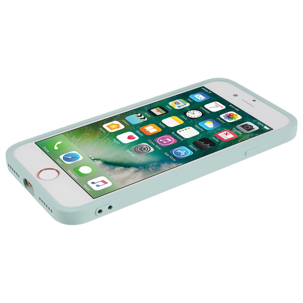 EIDERWOOD iPhone SE (2022 / 2020) / 8 / 7 Fôret Fleksibelt Plast Deksel - Lyseblå