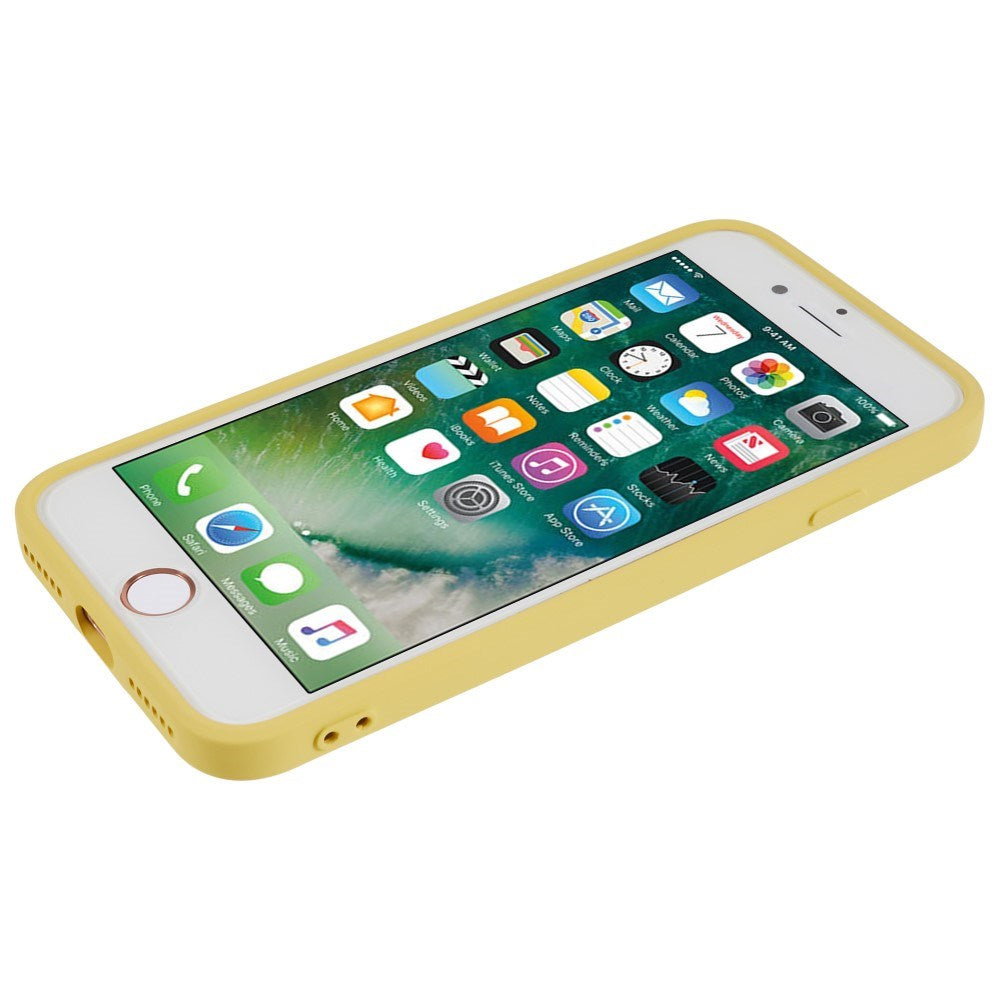 EIDERWOOD iPhone SE (2022 / 2020) / 8 / 7 Fôret Fleksibelt Plast Deksel - Gul