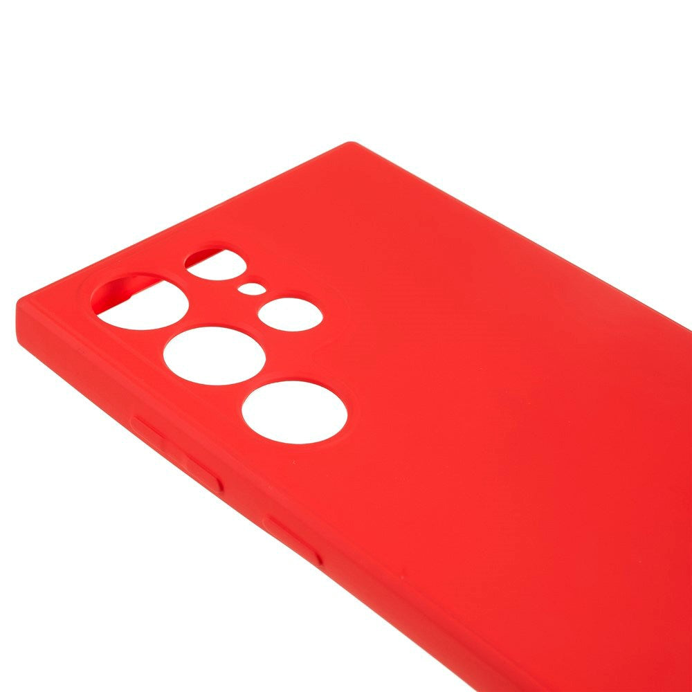 EIDERWOOD Samsung Galaxy S22 Ultra Fôret Fleksibelt Plast Deksel - Rød