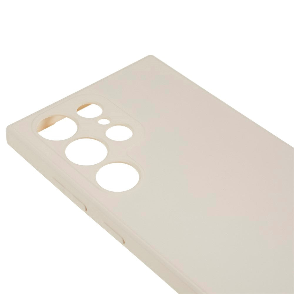 EIDERWOOD Samsung Galaxy S22 Ultra Fôret Fleksibelt Plast Deksel - Beige