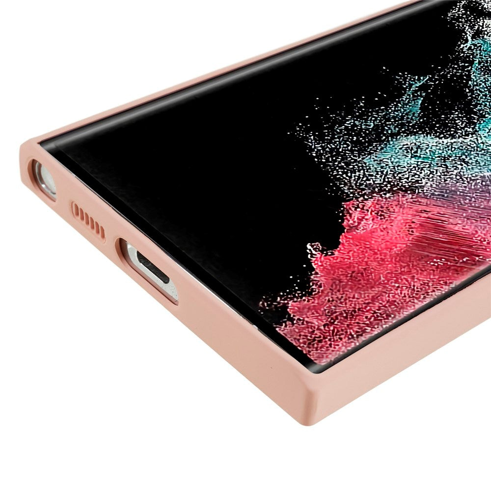 EIDERWOOD Samsung Galaxy S22 Ultra Fôret Fleksibelt Plast Deksel - Rosa