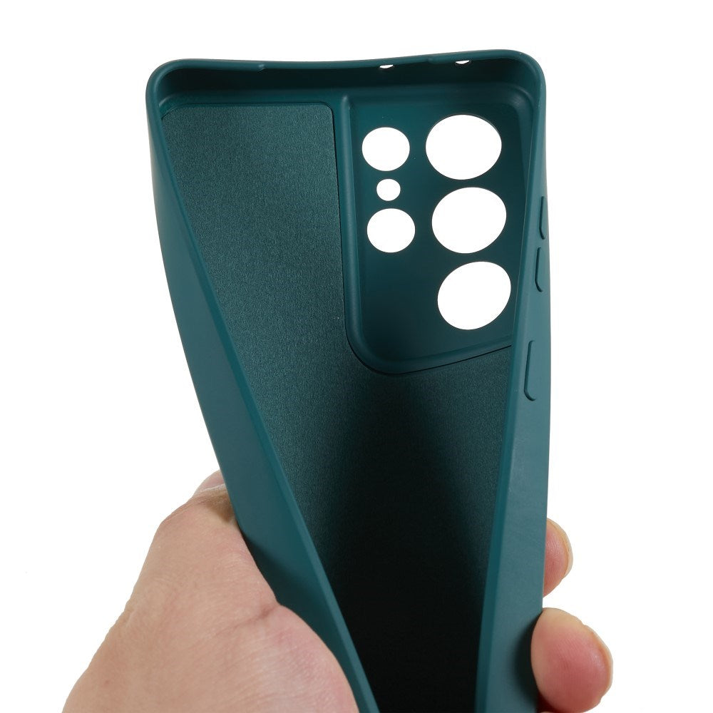 EIDERWOOD Samsung Galaxy S21 Ultra Fôret Fleksibelt Plast Deksel - Grønn