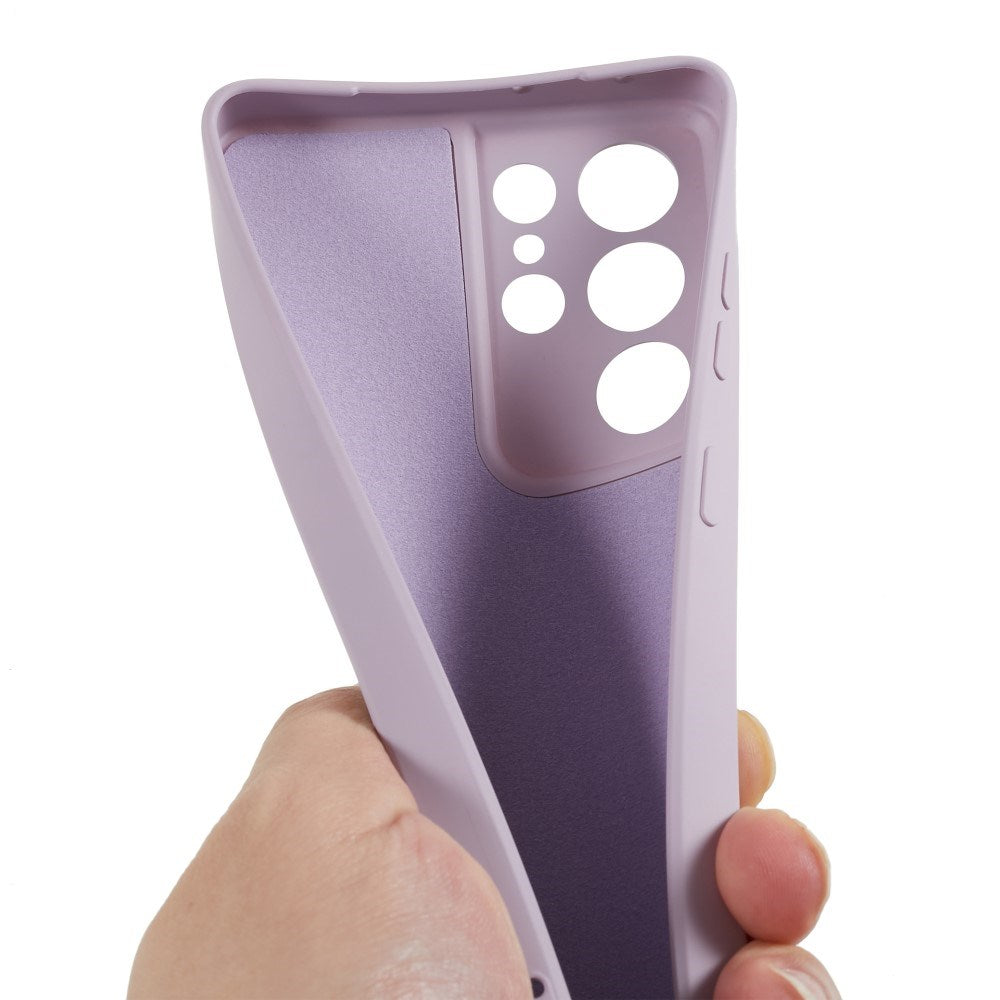 EIDERWOOD Samsung Galaxy S21 Ultra Fôret Fleksibelt Plast Deksel - Lilla