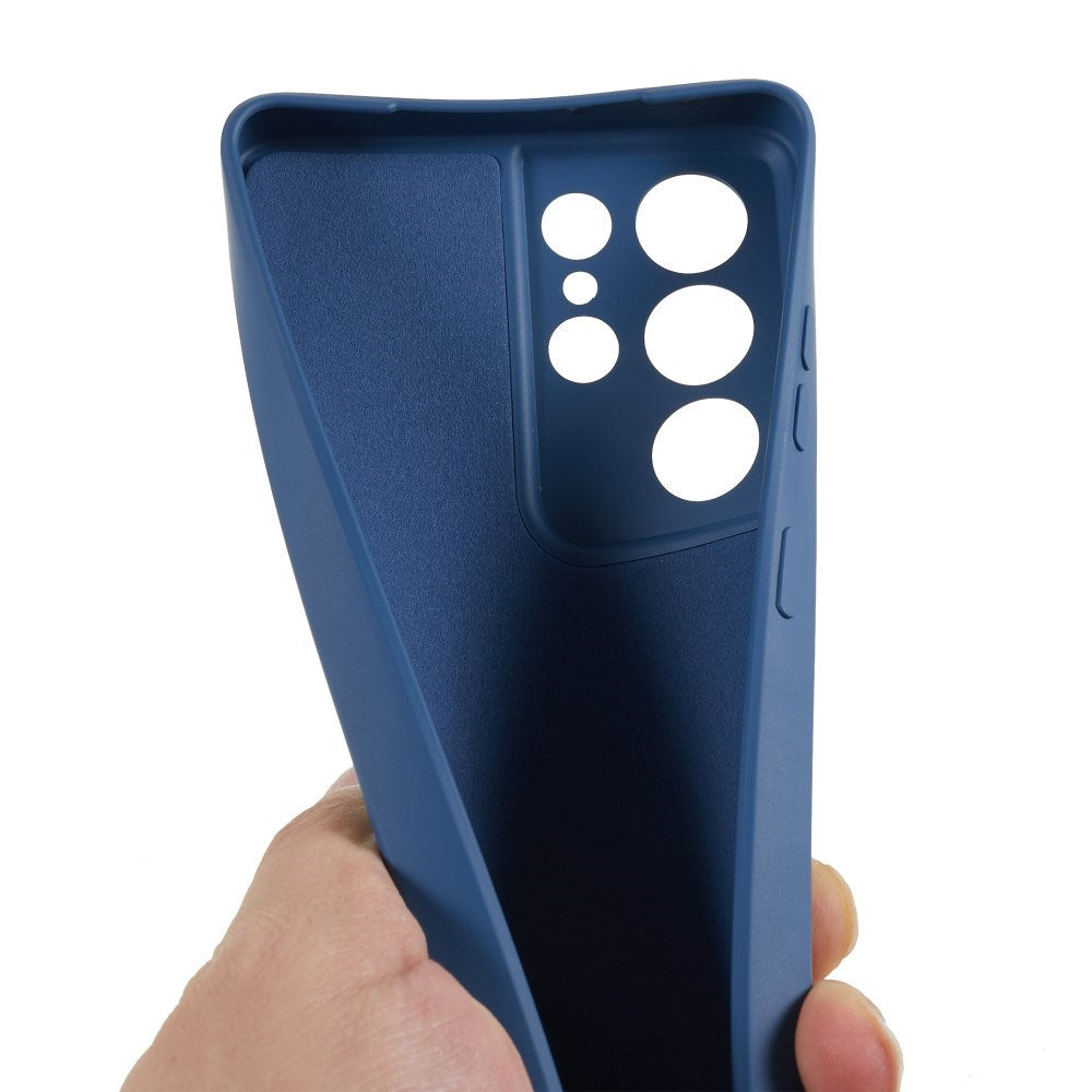 EIDERWOOD Samsung Galaxy S21 Ultra Fôret Fleksibelt Plast Deksel - Blå
