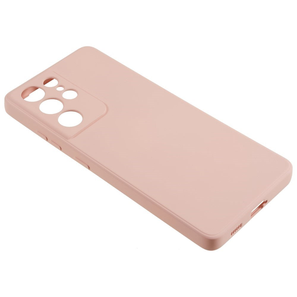 EIDERWOOD Samsung Galaxy S21 Ultra Fôret Fleksibelt Plast Deksel - Rosa