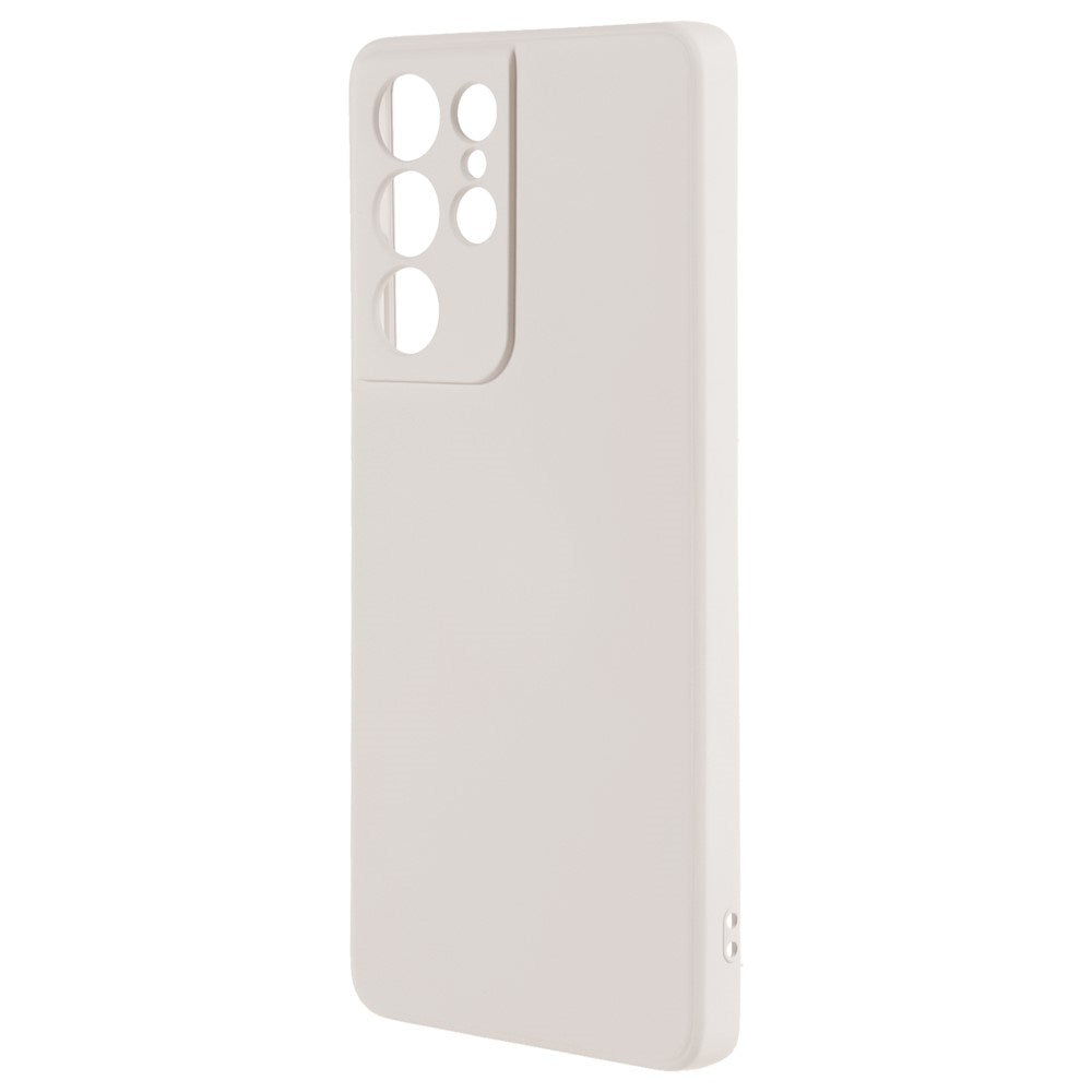 EIDERWOOD Samsung Galaxy S21 Ultra Fôret Fleksibelt Plast Deksel - Beige