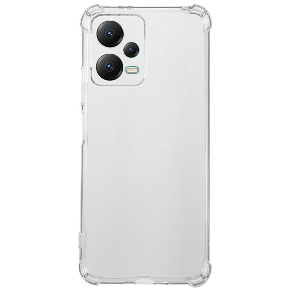 EIDERWOOD Xiaomi Redmi Note 12 (5G) / Poco X5 (5G) Fleksibelt Plast Deksel med Forsterkede Hjørner - Gjennomsiktig