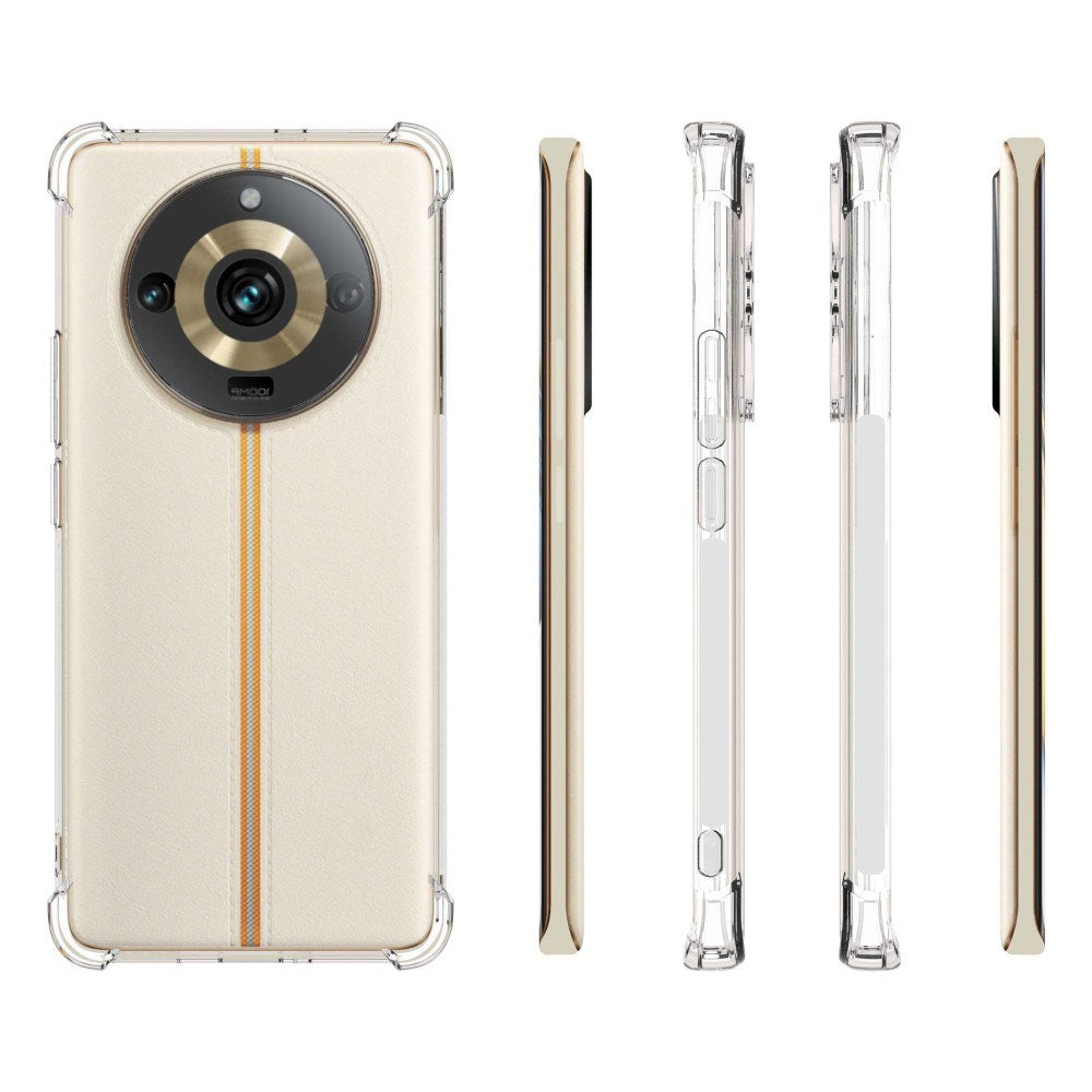 EIDERWOOD Realme 11 Pro+ (5G) / 11 Pro (5G) Støtsikkert Fleksibelt Plast Deksel - Gjennomsiktig