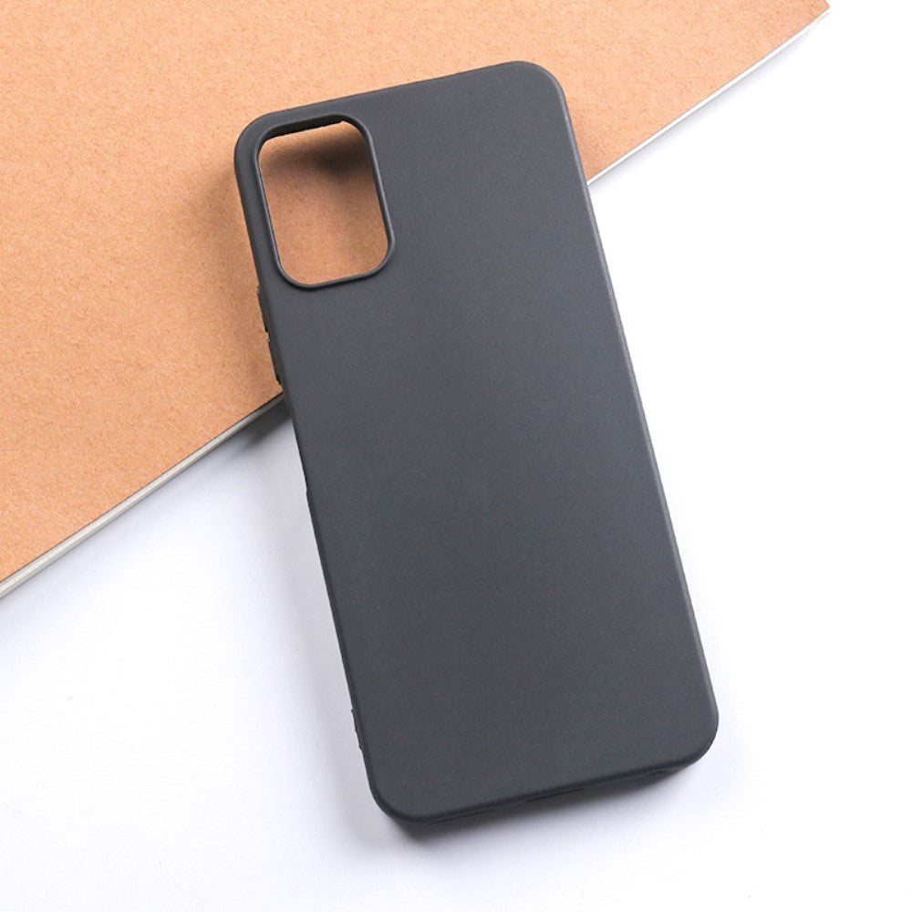 Nokia C32 Deksel i Matt Fleksibel Plast - Svart