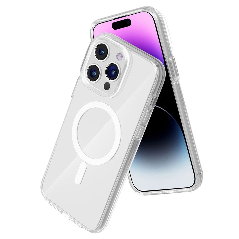 iPhone 15 Pro EIDERWOOD Hybrid Plast Deksel - MagSafe Kompatibel - Gjennomsiktig