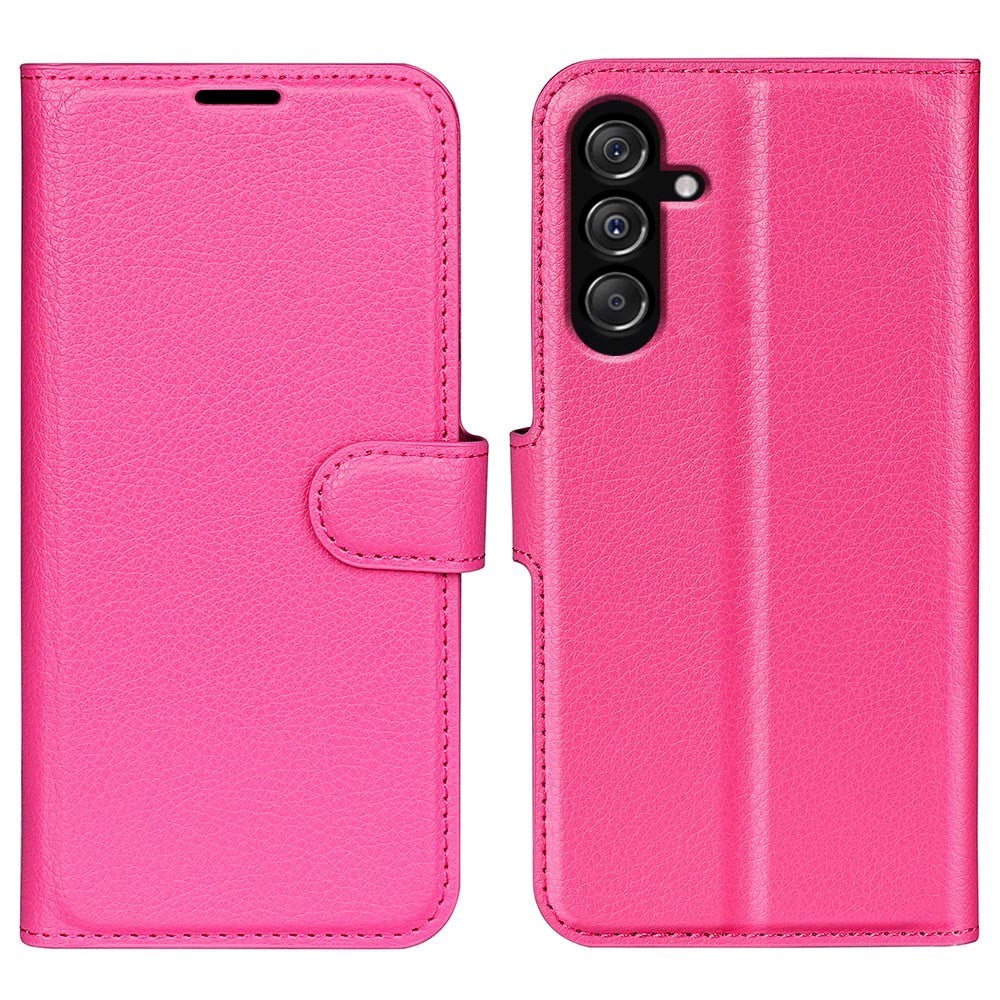 Samsung Galaxy M34 (5G) / F34 (5G) Litchi Kunstskinn Deksel m. Lommebok - Rosa