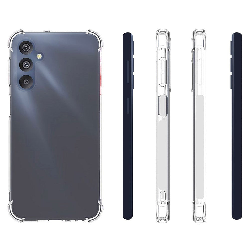 Samsung Galaxy M34 (5G) / F34 (5G) Drop-Proof Fleksibelt Deksel i Plast - Gjennomsiktig