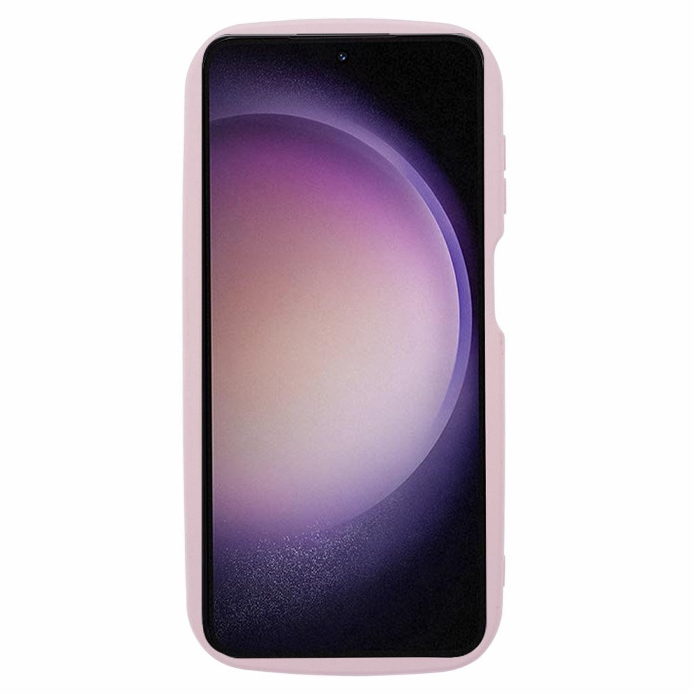 EIDERWOOD Samsung Galaxy S23 FE Fleksibelt Plast Deksel med Bølgete Kanter - Rosa