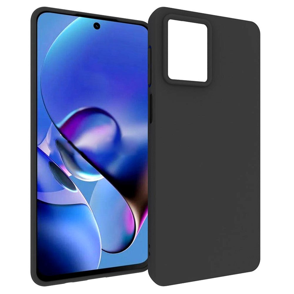 Motorola Moto G54 Deksel i Matt Fleksibel Plast - Svart