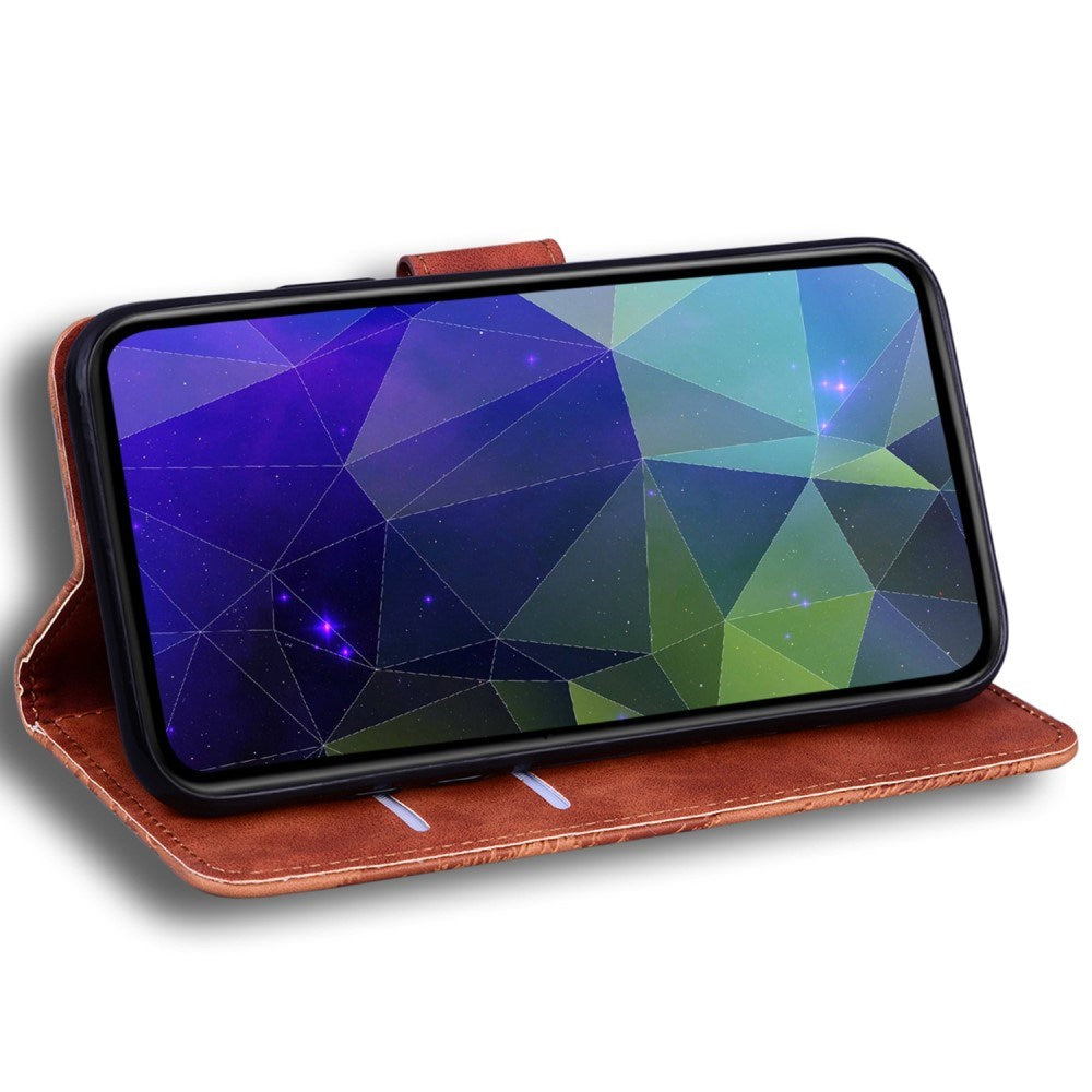 EIDERWOOD Realme 11 Pro+ 5G / 11 Pro 5G Mykt Flipdeksel Med Lommebok - Brun