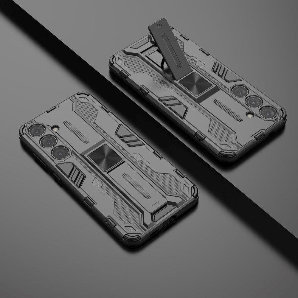 Samsung Galaxy S24+ (Plus) Håndverker Deksel med Kickstand - Svart