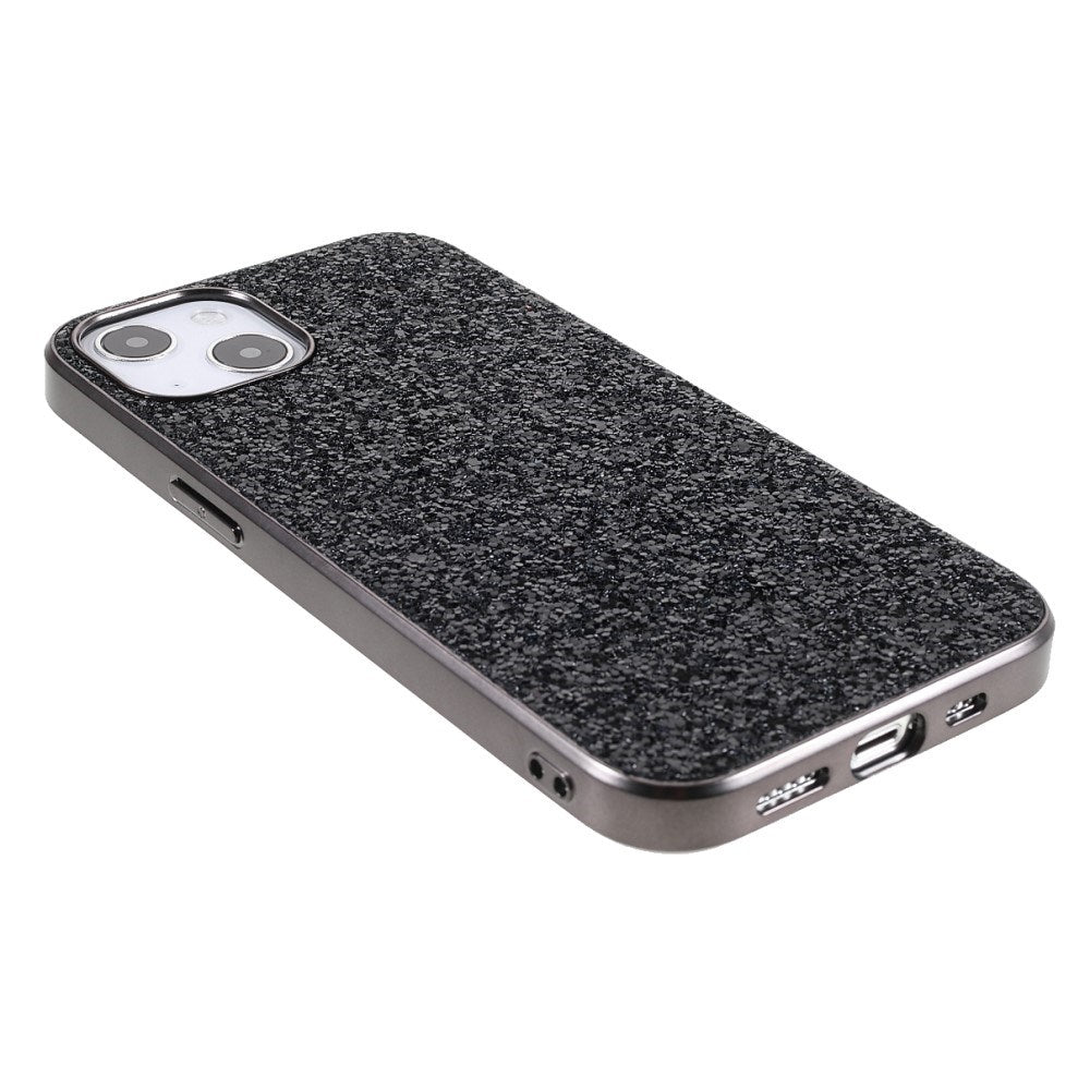 EIDERWOOD iPhone 14 Glitter Hybrid Deksel - Svart