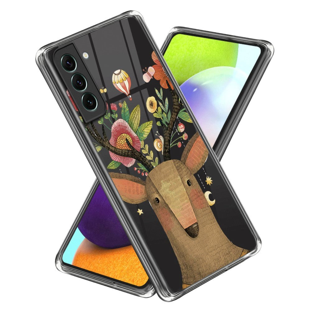 Samsung Galaxy S24 Plast Gjennomsiktig Deksel m. Motiv - Hjort