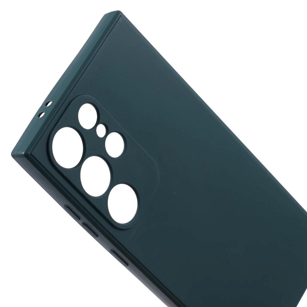 Samsung Galaxy S24 Ultra Fleksibel TPU Plast Deksel - Grønn
