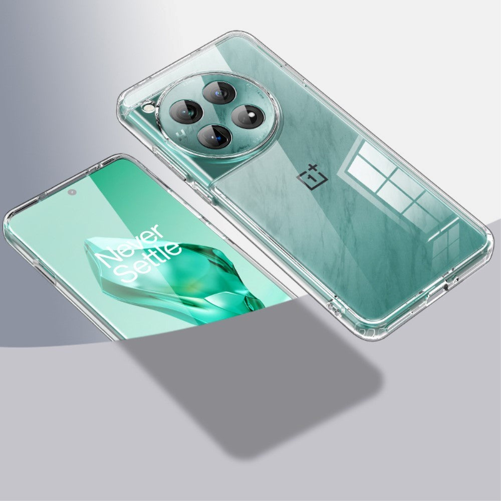 OnePlus 12 Deksel i Hard Plast - Gjennomsiktig