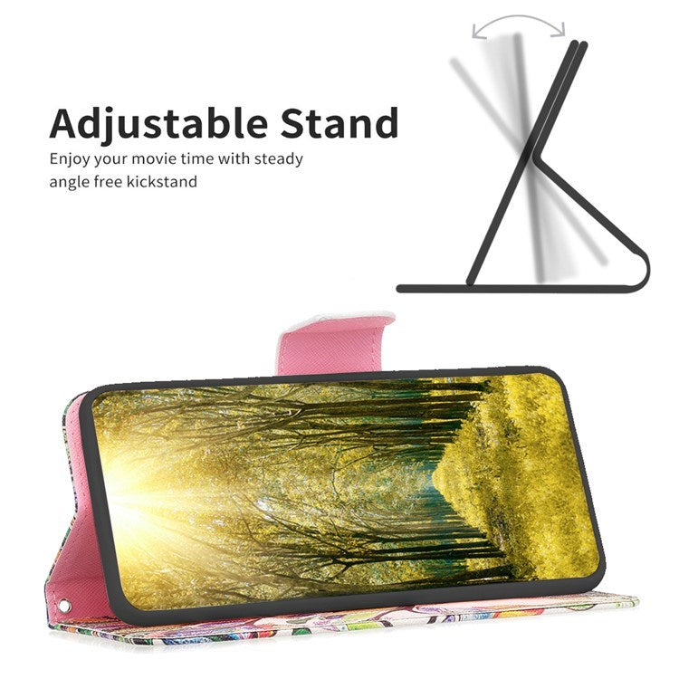 EIDERWOOD Samsung Galaxy Xcover 7 Flip Deksel med 2 Kortholdere - Fargerikt Tre