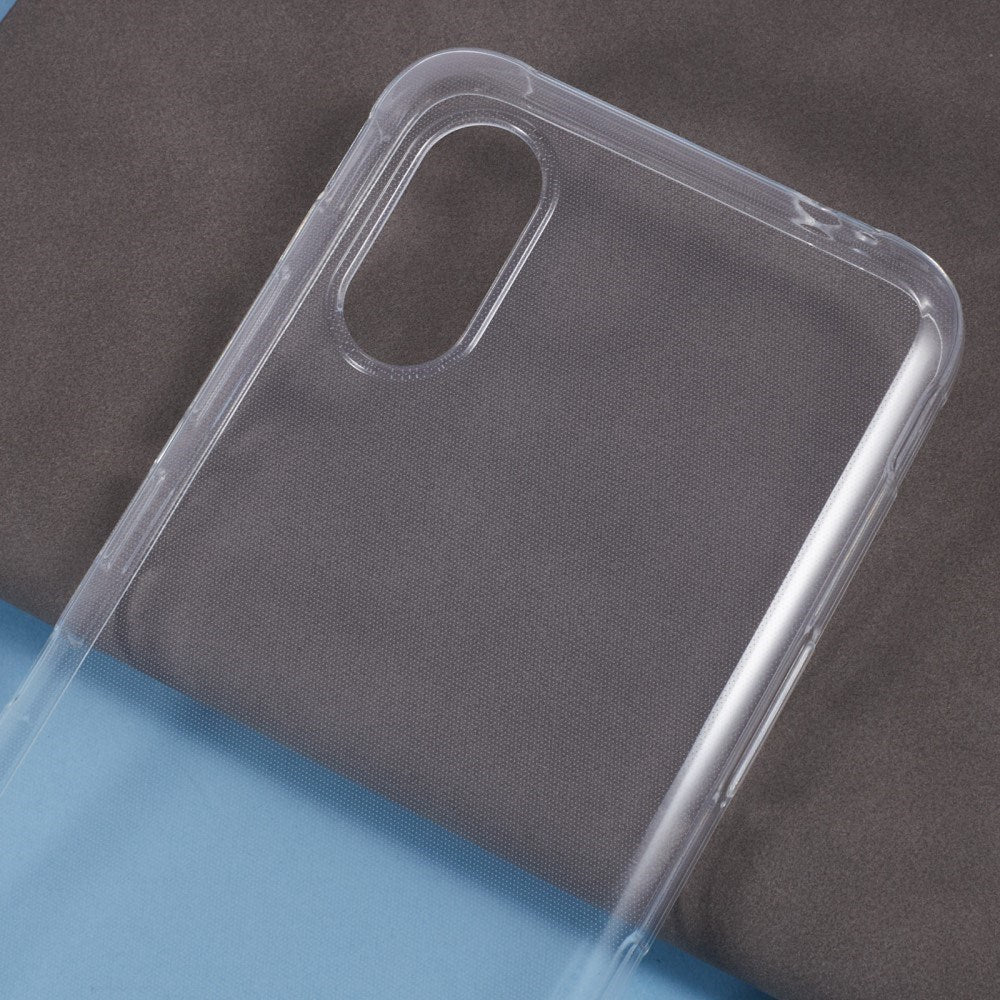 EIDERWOOD Samsung Galaxy Xcover 7 Fleksibelt Plast Bak Deksel - Gjennomsiktig