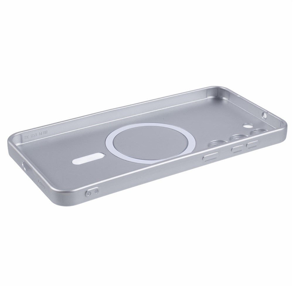 Samsung Galaxy S22+ (Plus) Fleksibelt Plast Mobildeksel- MagSafe Kompatibel - Sølv