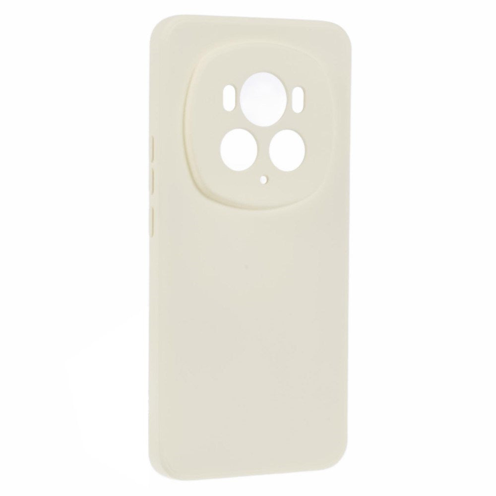 EIDERWOOD Honor Magic6 Pro 5G Deksel – Fleksibelt Plast Deksel med Fiberfôr og Presis Kamerautskjæring - Hvit