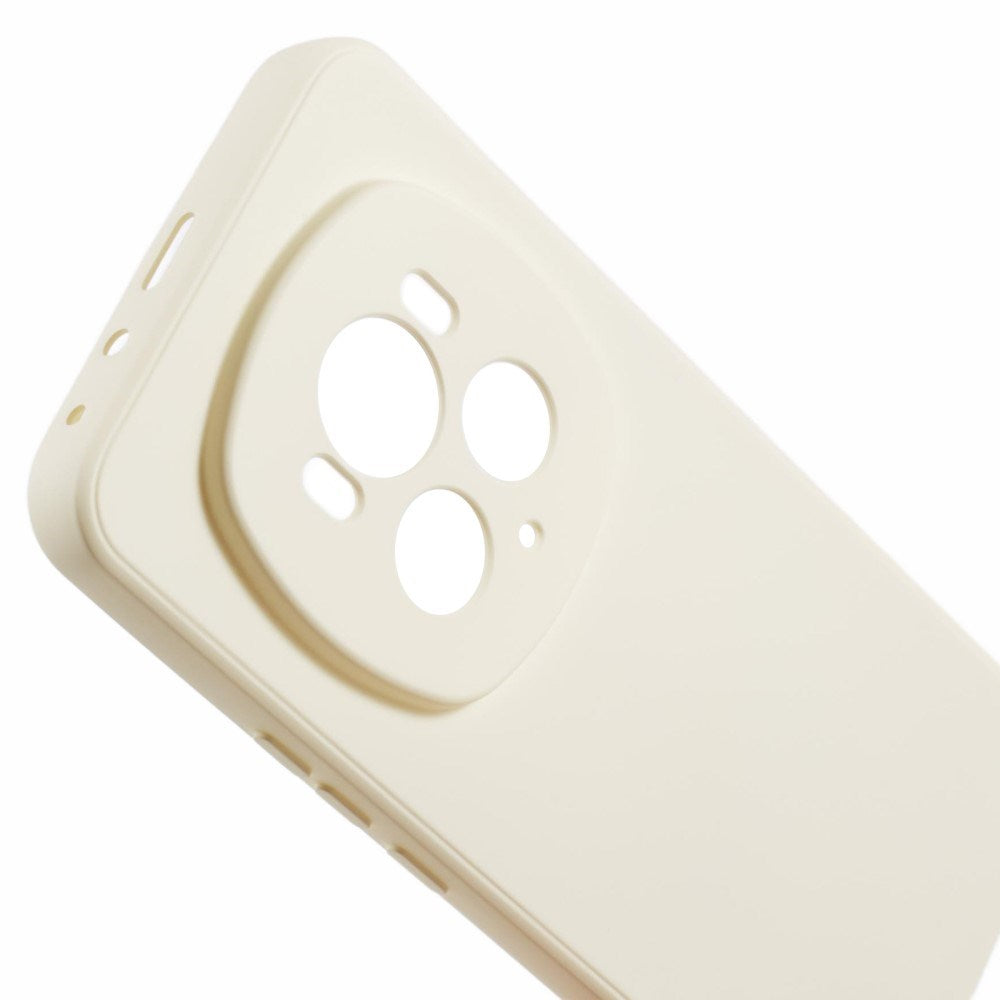 EIDERWOOD Honor Magic6 Pro 5G Deksel – Fleksibelt Plast Deksel med Fiberfôr og Presis Kamerautskjæring - Hvit