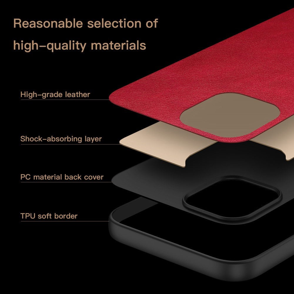 EIDERWOOD OnePlus Nord N30 SE (5G) Skinnbelagt Deksel - Rød