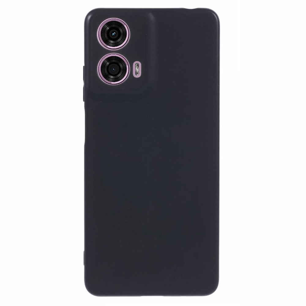EIDERWOOD Fleksibelt Plast Deksel - Motorola Moto E14 4G/G04 4G/G04s 4G/G24 4G - Svart
