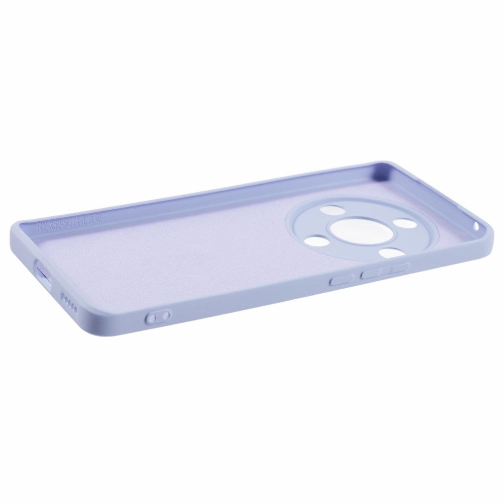 EIDERWOOD Honor Magic6 Lite 5G Deksel – Fleksibelt Plast Deksel med Fiberfôr og Presis Kamerautskjæring - Lyseblå