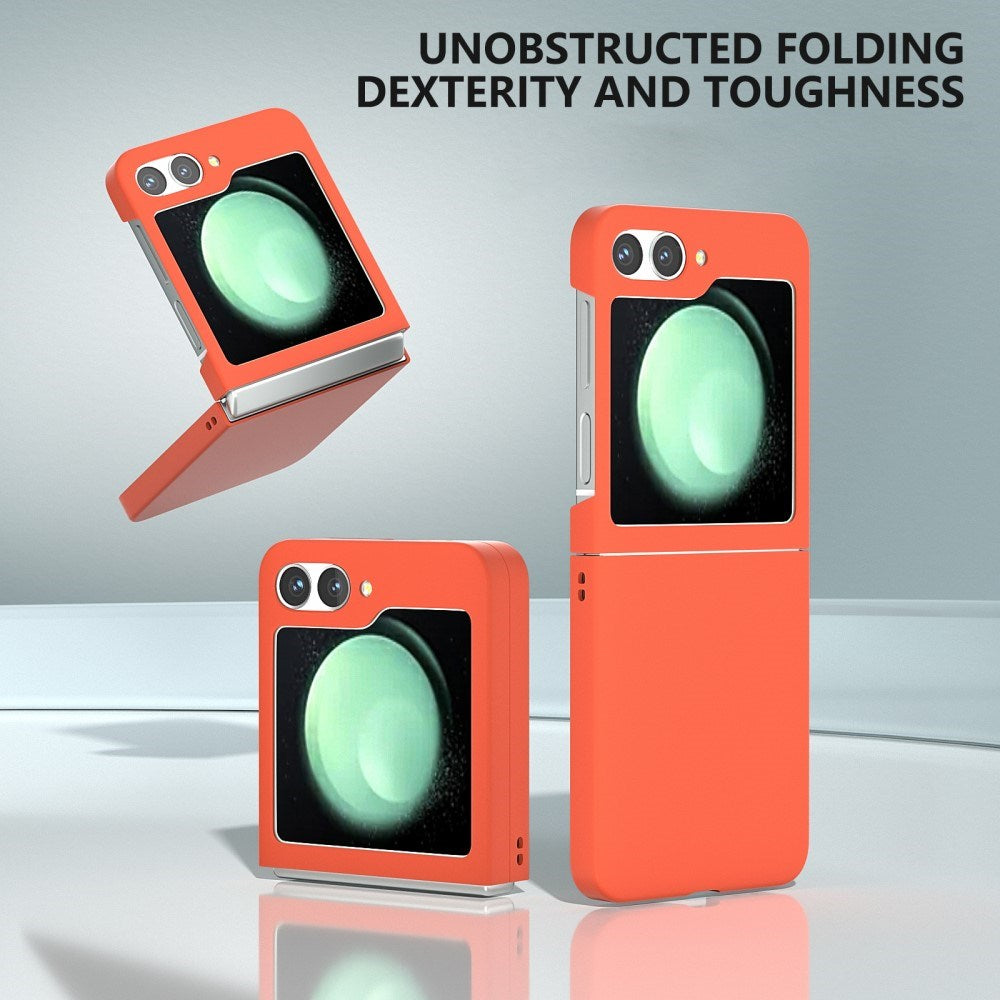 EIDERWOOD Samsung Galaxy Z Flip7 FE / Flip6 Hard Plast Deksel - Oransje