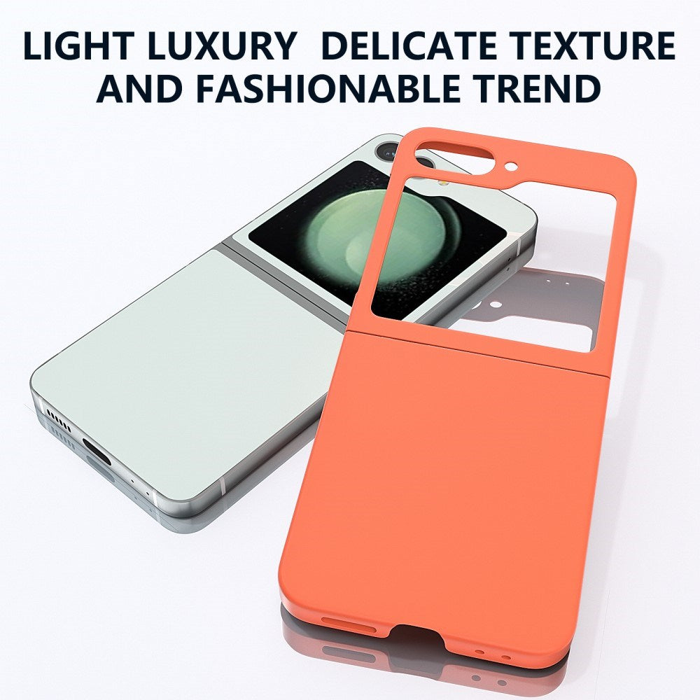 EIDERWOOD Samsung Galaxy Z Flip7 FE / Flip6 Hard Plast Deksel - Oransje