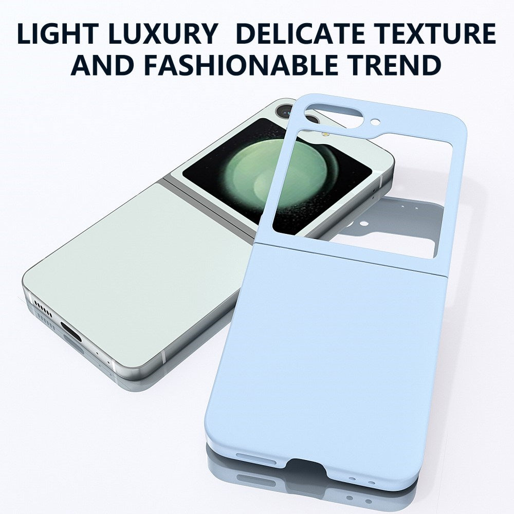 EIDERWOOD Samsung Galaxy Z Flip7 FE / Flip6 Hard Plast Deksel - Lyse Blå