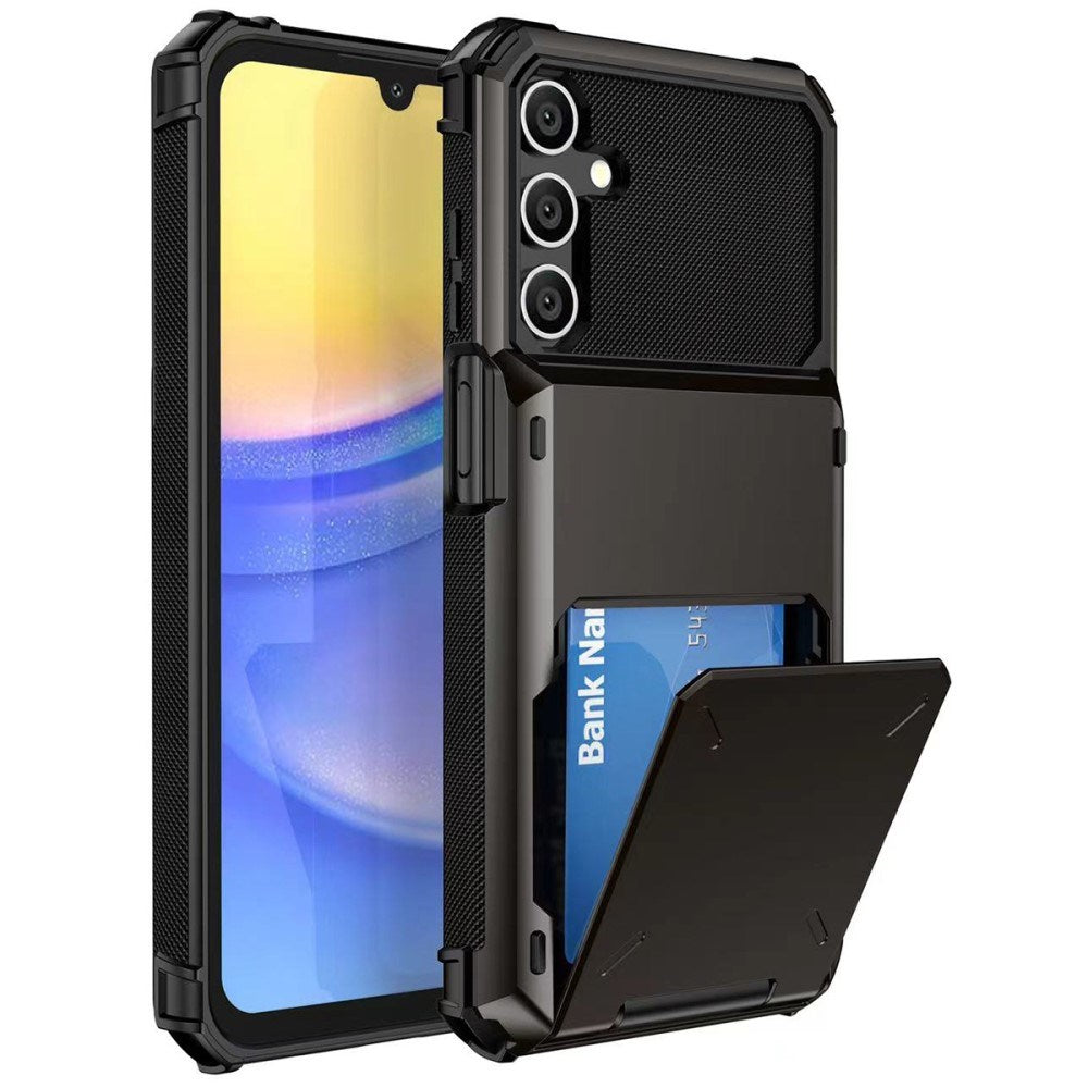 EIDERWOOD Samsung Galaxy S23 FE Håndverker Deksel med Kortholder - Svart