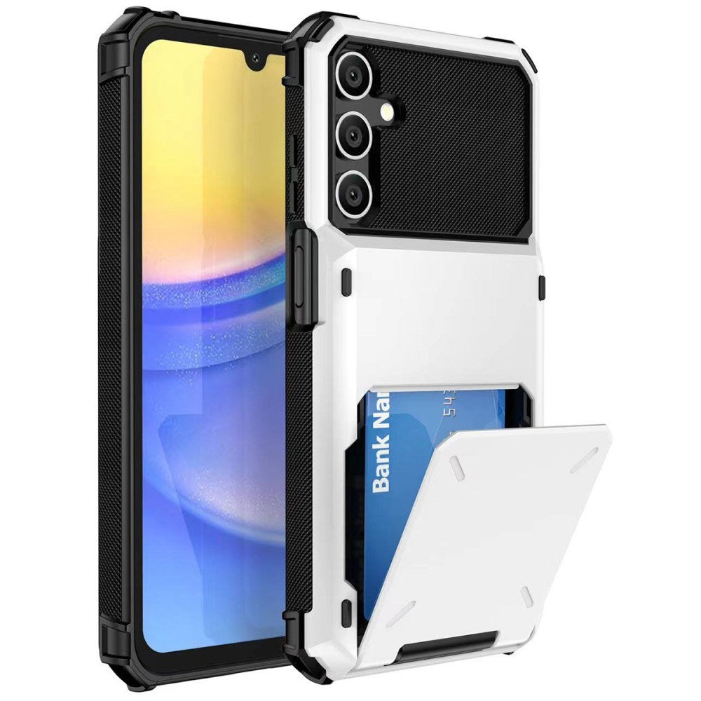 EIDERWOOD Samsung Galaxy S23 FE Håndverker Deksel med Kortholder - Hvit