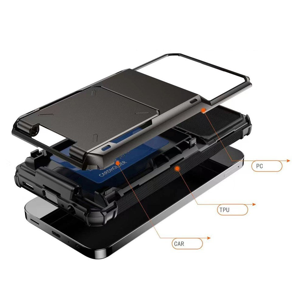 EIDERWOOD Samsung Galaxy S23 FE Håndverker Deksel med Kortholder - Hvit