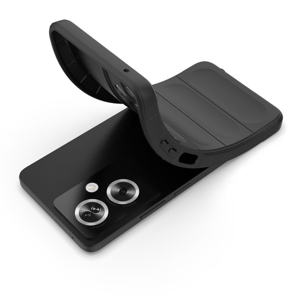 EIDERWOOD Oppo A79 (5G) / A2 (5G) Fleksibelt Plastdeksel - Svart
