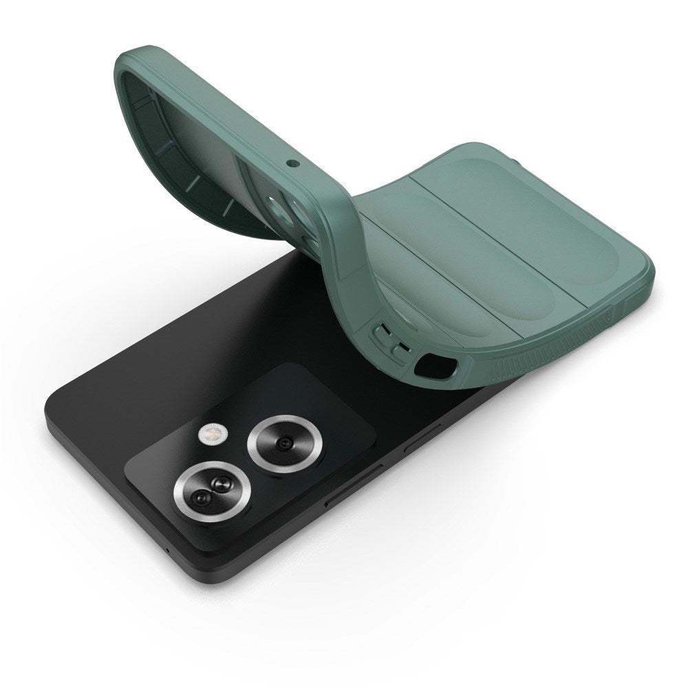 EIDERWOOD Oppo A79 (5G) / A2 (5G) Fleksibelt Plastdeksel - Grønn