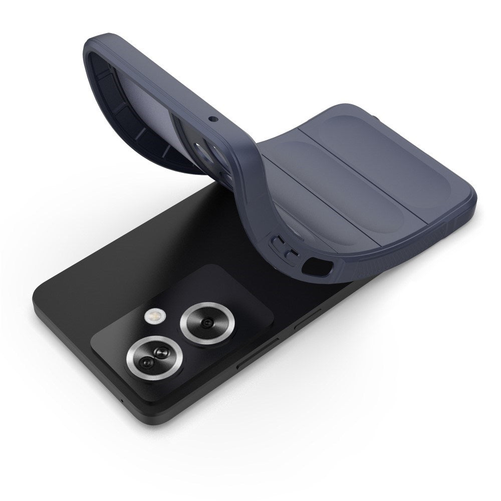 EIDERWOOD Oppo A79 (5G) / A2 (5G) Fleksibelt Plastdeksel - Mørk Blå