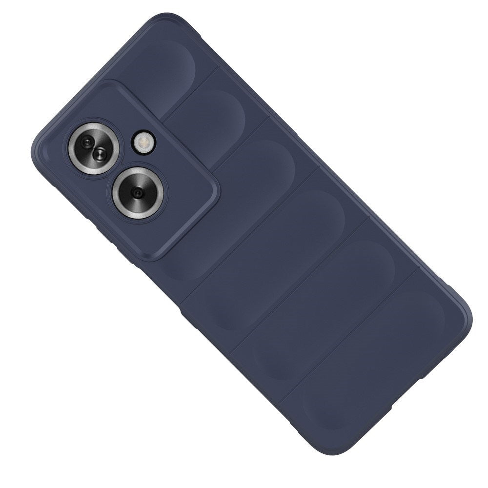 EIDERWOOD Oppo A79 (5G) / A2 (5G) Fleksibelt Plastdeksel - Mørk Blå