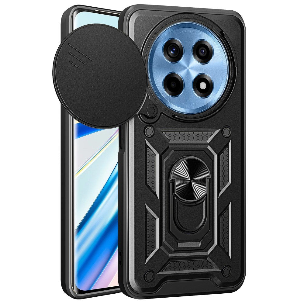 EIDERWOOD OnePlus 12 Deksel med Kickstand & Cam Slider - Svart