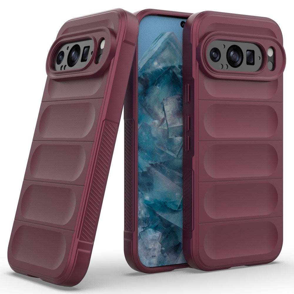 EIDERWOOD Google Pixel 9 Pro Fleksibelt Plastdeksel - Vinrød